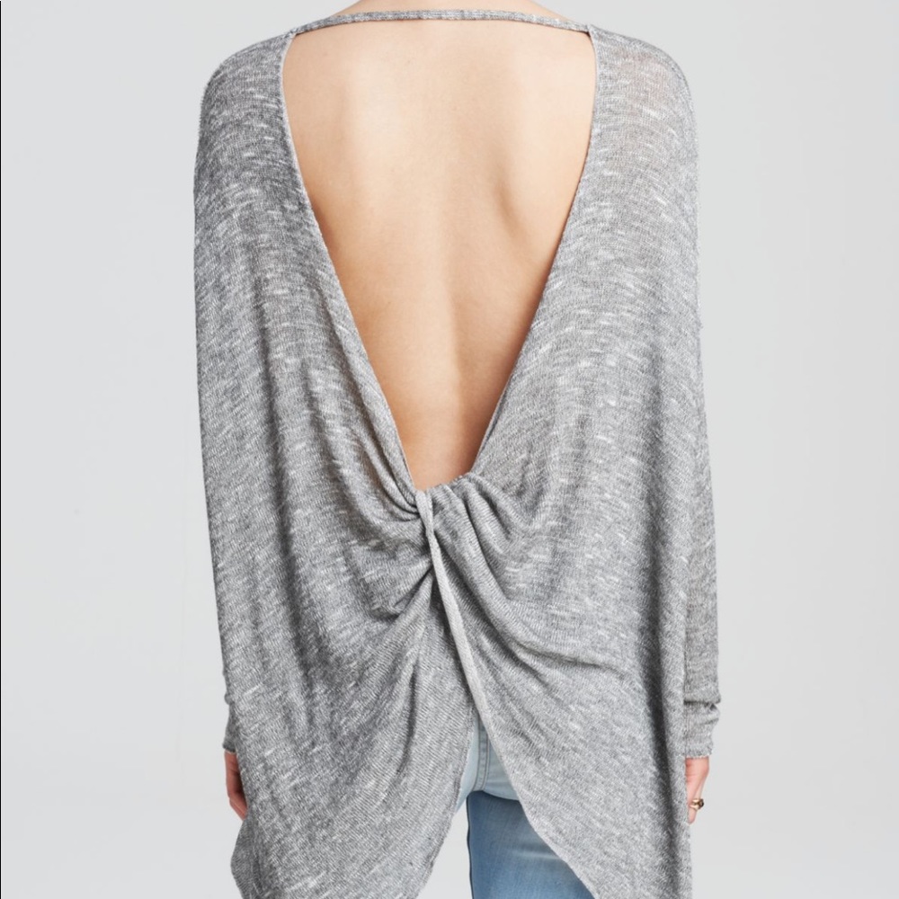 Free People Open Back Sweater